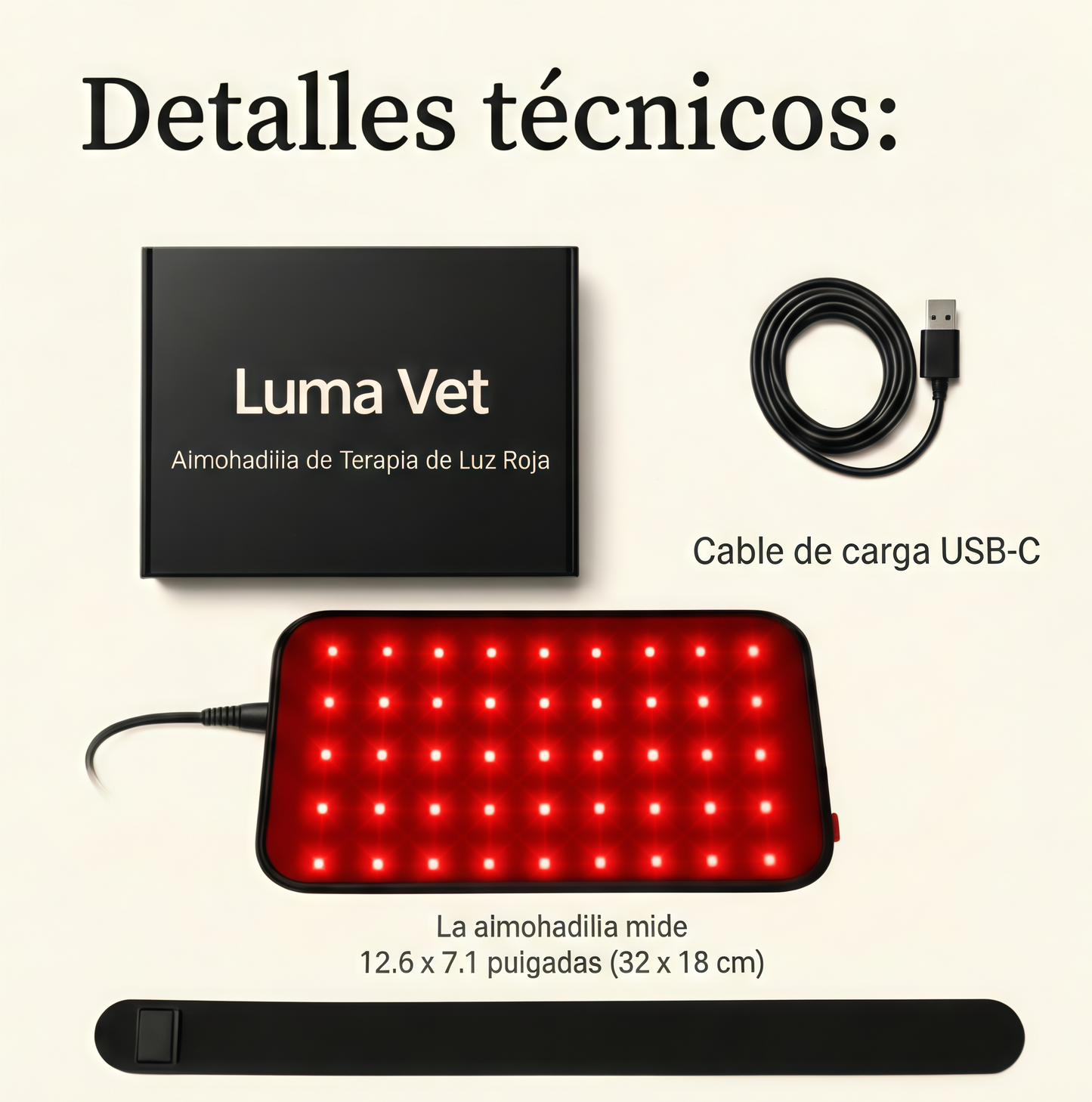 LumaVet™ Dispositivo de Luz Roja para IVDD y Artrosis