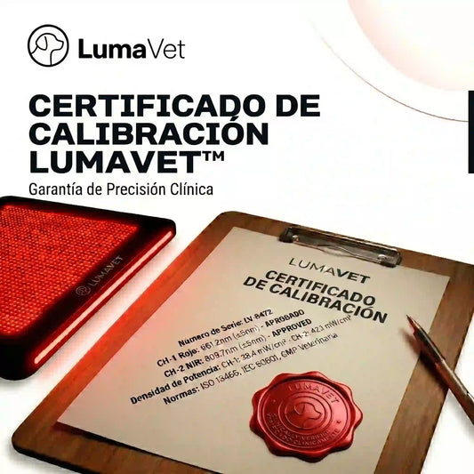 Certificado de Calibración LumaVet™