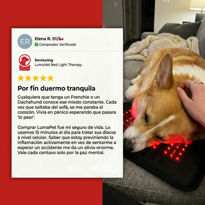 LumaVet™ Dispositivo de Luz Roja para IVDD y Artrosis